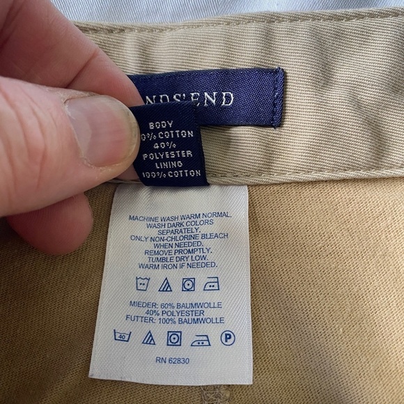 Lands' End Women's Tan Khaki Skort Size‎ 14 Mini - Picture 5 of 13